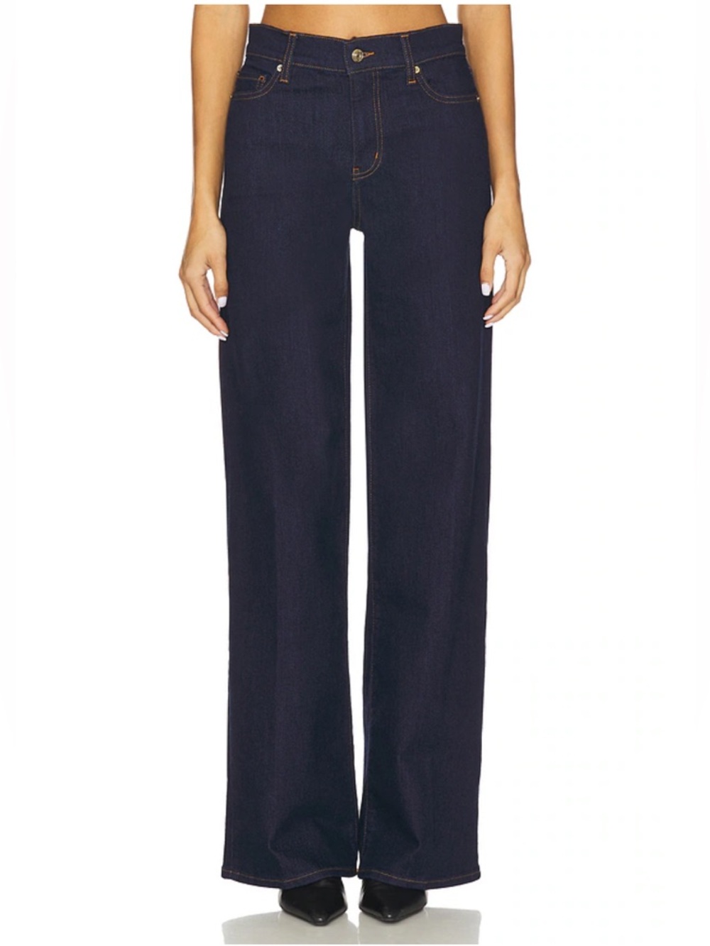 FRAME Jeans NWT Le Slim palazzo REVOLVE Wide Leg High Waist Rinse Size 28